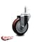 Service Caster 4'' Maroon Polyurethane Wheel Swivel 7/16'' Grip Ring Stem Caster SCC-GR20S414-PPUB-MRN-716138 - alternate 4